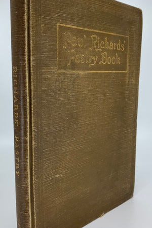 Book cover: Paul Richards' Pastry Book