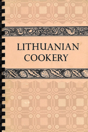 Book cover: Lithuanian Cookery
