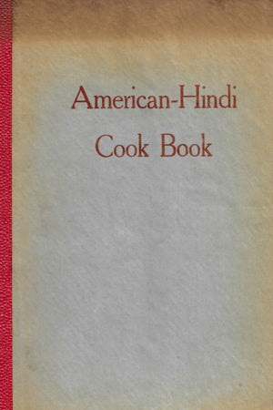 Book cover: American-Hindi Cook Book