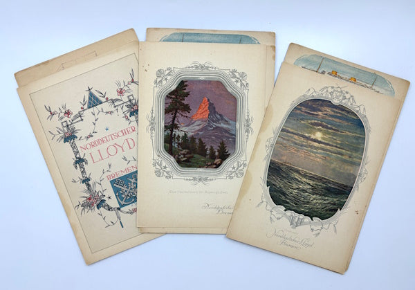 Menu covers: SS Berlin