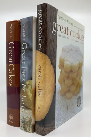 Books: Great Cakes, Great Pies & Tarts, and Great Cookies (3 vols)