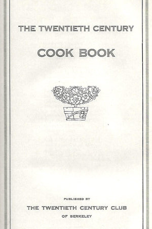Book Cover: OP: Twentieth Century Cook Book, The