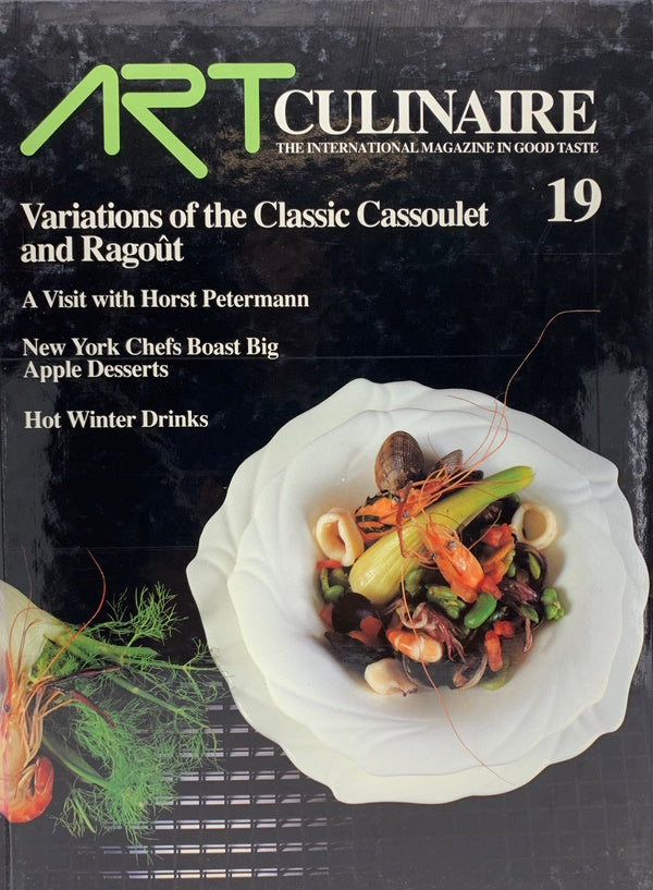 Book Cover: OP: Art Culinaire #19