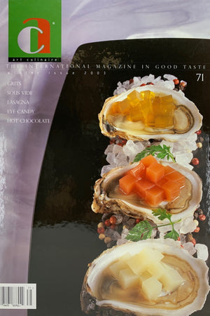 Book Cover: OP: Art Culinaire #71