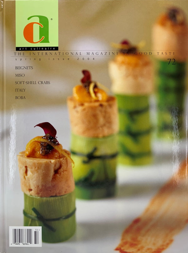 Book Cover: OP: Art Culinaire #72