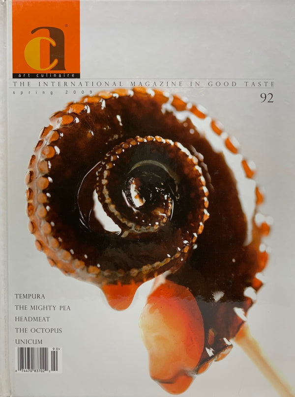 Book Cover: OP: Art Culinaire #92