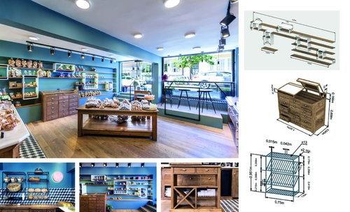 Bakery Shop Design Ideas of Interior and Finishes