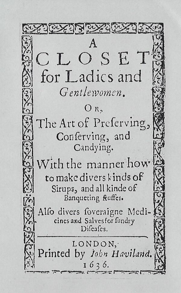 Book Cover: Closet for Ladies and Gentlewomen