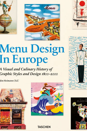 Book Cover: Menu Design in Europe