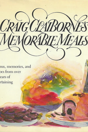 Book Cover: OP: Craig Claiborne's Memorable Meals