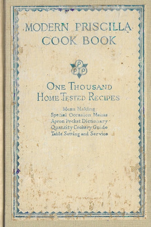 Book Cover: OP: Modern Priscilla Cook Book