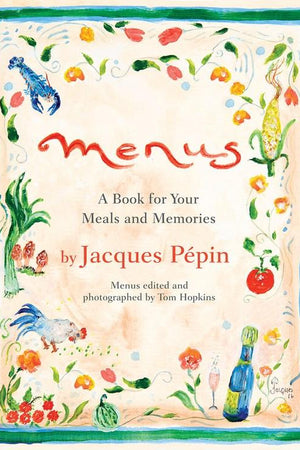 Book Cover: Menus: A Book for Your Meals and Memories