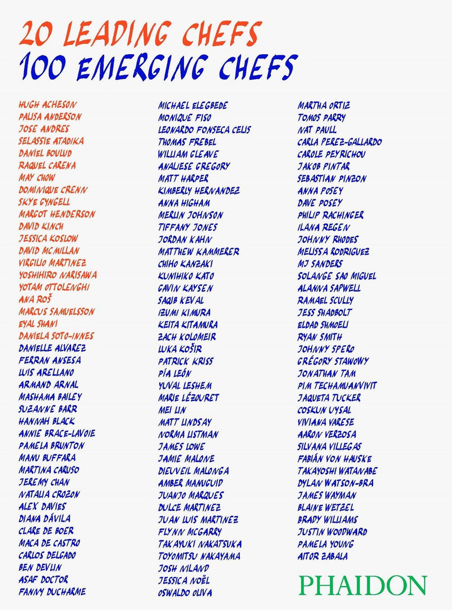 Today's Special: 20 Leading Chefs Choose 100 Emerging Chefs – Kitchen ...