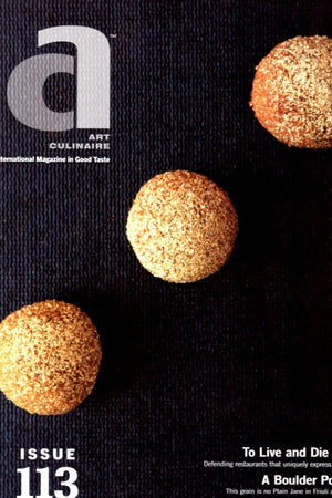 Book Cover: Art Culinaire #113