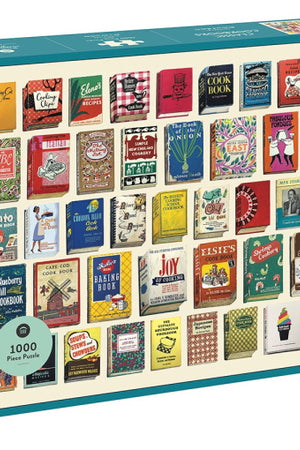Book Cover: Classic Cookbooks: 1000 Piece Puzzle
