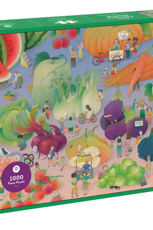 Book Cover: At the Farmer's Market 1000 Piece Puzzle