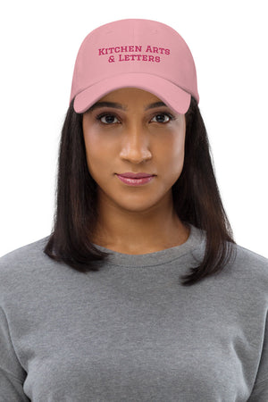 Book Cover: KAL Hat in Pink with Red Embroidery