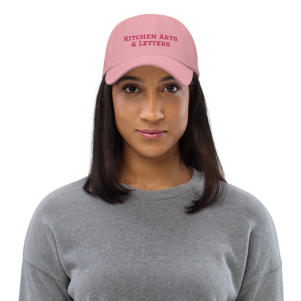 Book Cover: KAL Hat in Pink with Red Embroidery