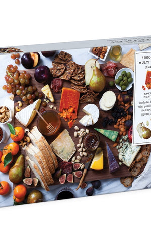 Book Cover: Art of the Cheeseboard 1000 Piece Multi-Puzzle Puzzle