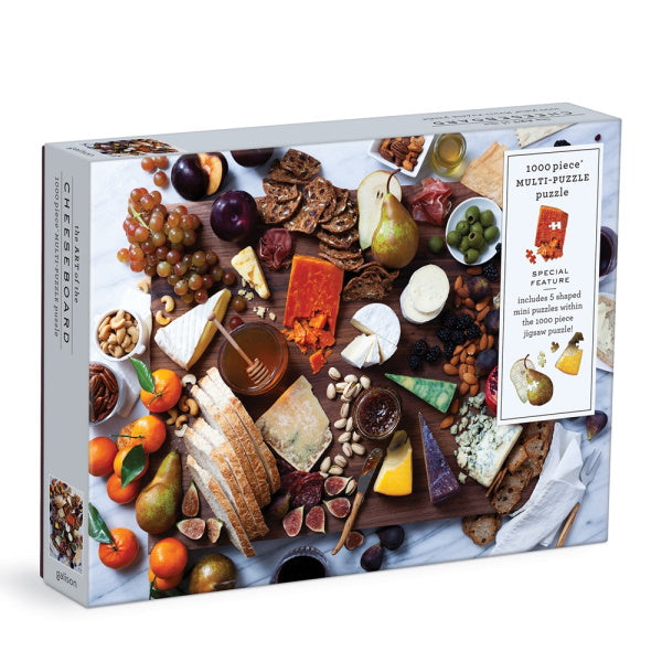 Book Cover: Art of the Cheeseboard 1000 Piece Multi-Puzzle Puzzle