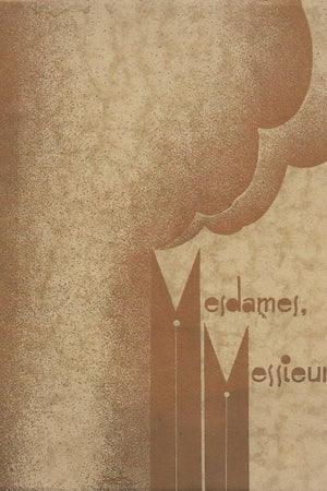 Book Cover: OP: Mesdames, Messieurs
