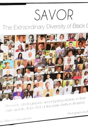Book Cover: Savor: The Extraordinary Diversity of Black Chefs (Toques in Black)